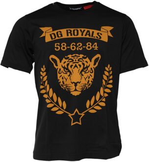 Dolce & Gabbana Grafische Print T-shirt Zwart - EU 46