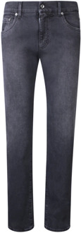 Dolce & Gabbana Grijze Slim Fit Jeans voor Heren Dolce & Gabbana , Gray , Heren - 2Xl,M,Xs
