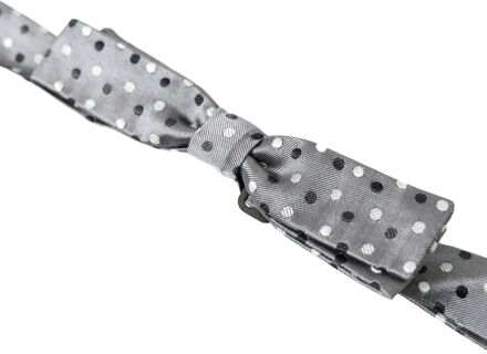 Dolce & Gabbana Grijze stippen strikgemaakt - maat Grijs