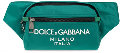 Dolce & Gabbana Heuptas met logo Dolce & Gabbana , Green , Heren - ONE Size