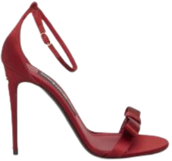 Dolce & Gabbana High Heel Sandals Dolce & Gabbana , Red , Dames - 38 Eu,36 1/2 Eu,36 Eu,38 1/2 Eu,40 EU