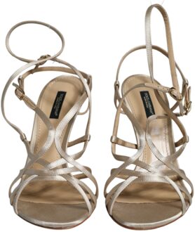 Dolce & Gabbana Hoge Hakken Sandalenmodel La7708 Bruin - EU 40