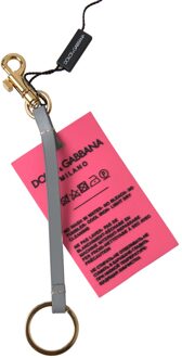 Dolce & Gabbana I Love Dg Sleutelhanger Roze Siliconen - One Size