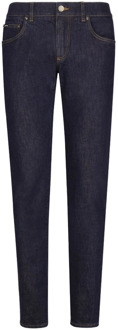 Dolce & Gabbana Indigo Slim-fit Stretch Denim Jeans Dolce & Gabbana , Blue , Heren - L,M,S,Xs