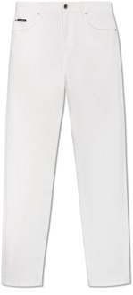Dolce & Gabbana Jeans met logotoepassing Dolce & Gabbana , White , Dames - M,S,Xs,2Xs