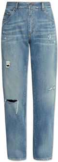 Dolce & Gabbana Jeans met uitlopende pijpen Dolce & Gabbana , Blue , Heren - 2Xl,Xl,L,M