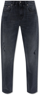 Dolce & Gabbana Jeans met vintage-effect Dolce & Gabbana , Gray , Dames - S,Xs
