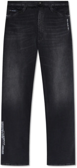 Dolce & Gabbana Jeans met vintage-effect Dolce & Gabbana , Gray , Heren - Xl,M,S