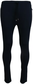 Dolce & Gabbana Joggers Casual Broek met Boord Zwart