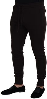 Dolce & Gabbana Joggingbroek Casual Donker Bruin - EU 46