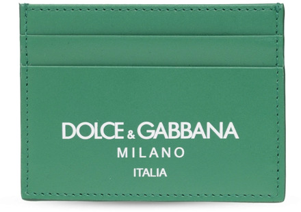 Dolce & Gabbana Kaarthouder Dolce & Gabbana , Green , Dames - ONE Size