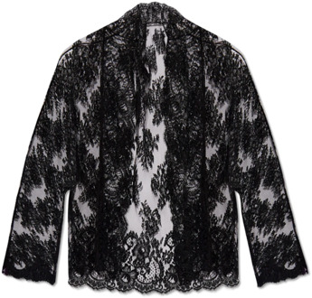 Dolce & Gabbana Kant kimono shirt Dolce & Gabbana , Black , Dames - XS