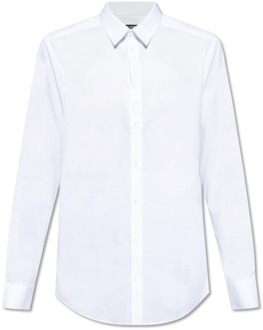 Dolce & Gabbana Katoenen shirt Dolce & Gabbana , White , Heren - 2Xl,Xl,L,M,4Xl
