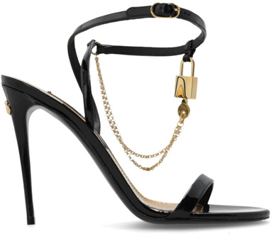 Dolce & Gabbana ‘Keira’ sandalen met hak Dolce & Gabbana , Black , Dames - 37 Eu,37 1/2 Eu,39 1/2 Eu,36 Eu,39 Eu,35 Eu,38 Eu,36 1/2 Eu,38 1/2 Eu,40 EU