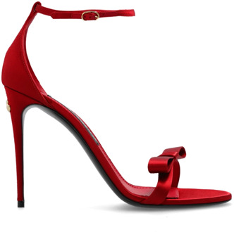 Dolce & Gabbana ‘Keira’ sandalen met hak Dolce & Gabbana , Red , Dames - 38 Eu,36 Eu,39 Eu,40 1/2 Eu,38 1/2 Eu,37 Eu,37 1/2 Eu,40 Eu,39 1/2 EU