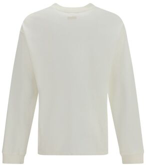 Dolce & Gabbana Klassieke Lange Mouw T-shirt Ivoor