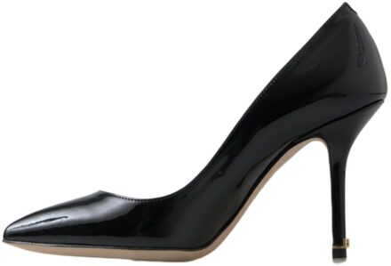 Dolce & Gabbana Klassieke Pumps Patenten Leren Hakken Zwart