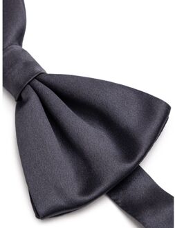 Dolce & Gabbana Klassieke Zijden Vlindertie Donkergrijs