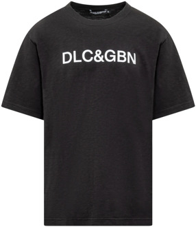Dolce & Gabbana Korte Mouw Ronde Hals T-shirt Dolce & Gabbana , Black , Heren