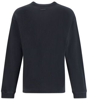 Dolce & Gabbana Lange Mouwen Top Relaxed Donkergrijs