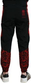 Dolce & Gabbana Leopardprint Joggers Zwart - EU 50