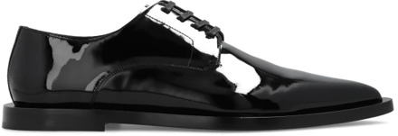 Dolce & Gabbana Leren derby schoenen Dolce & Gabbana , Black , Heren - 42 1/2 Eu,45 Eu,42 Eu,43 Eu,44 Eu,40 EU