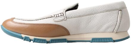 Dolce & Gabbana Leren Instappers Wit