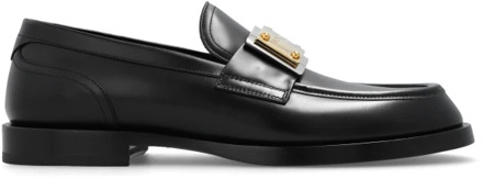 Dolce & Gabbana Leren loafers Dolce & Gabbana , Black , Heren - 39 Eu,40 Eu,42 1/2 Eu,43 Eu,42 EU