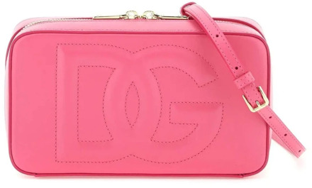 Dolce & Gabbana Logo Camera Tas Dolce & Gabbana , Pink , Dames - ONE Size