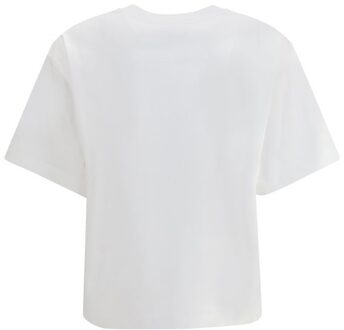 Dolce & Gabbana Logo Print Relaxed Fit T-shirt Wit