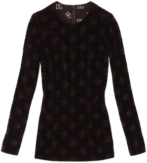 Dolce & Gabbana Long Sleeve Tops Dolce & Gabbana , Brown , Dames