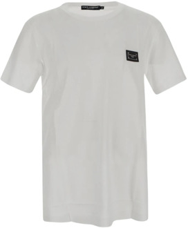 Dolce & Gabbana Luxe Logo T-Shirt Dolce & Gabbana , White , Heren - 2Xl,L