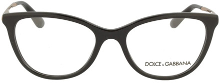 Dolce & Gabbana Luxe Touch Bril - Vicest Model 501 Dolce & Gabbana , Black , Dames - 54 MM