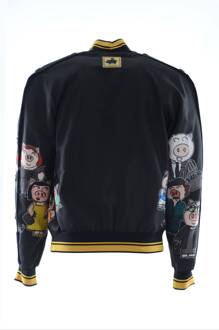 Dolce & Gabbana Mannen Zwart JAAR VAN HET VIJG Bomberjack - maat M