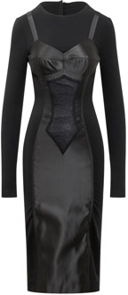 Dolce & Gabbana Maxi dagelijkse jurk Dolce & Gabbana , Black , Dames - M,S,Xs
