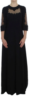 Dolce & Gabbana Maxi Dresses Dolce & Gabbana , Black , Dames - 2XS