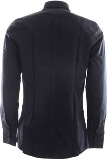 Dolce & Gabbana Men Long Sleeve Shirt - maat Zwart