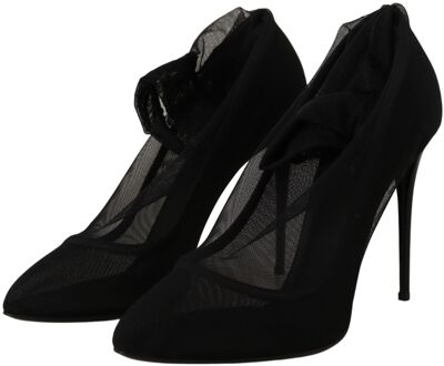 Dolce & Gabbana Mesh Pumps La9800 Stilettos - maat Zwart