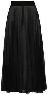 Dolce & Gabbana Midi Skirts Dolce & Gabbana , Black , Dames - S,Xs,2Xs