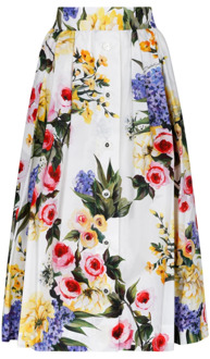 Dolce & Gabbana Midi Skirts Dolce & Gabbana , Multicolor , Dames - S,Xs