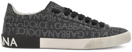 Dolce & Gabbana Mode Sneakers Dolce & Gabbana , Black , Heren - 44 1/2 Eu,45 Eu,41 Eu,42 Eu,41 1/2 Eu,43 Eu,43 1/2 Eu,42 1/2 Eu,40 Eu,39 Eu,44 EU