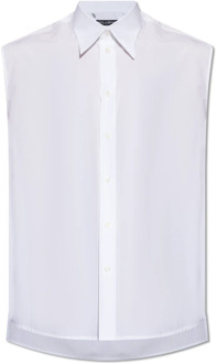 Dolce & Gabbana Mouwloos shirt Dolce & Gabbana , White , Heren - L,M