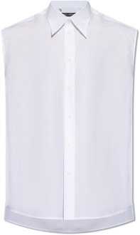 Dolce & Gabbana Mouwloos shirt Dolce & Gabbana , White , Heren - Xl,L,M