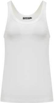 Dolce & Gabbana Mouwloze Top Dolce & Gabbana , White , Heren - Xl,L,M,S