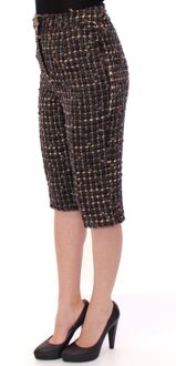 Dolce & Gabbana Multicolor Wol Korte Broek Veelkleurig