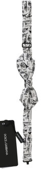 Dolce & Gabbana Muziekinstrumenten Print Vlinderdas Wit - One Size