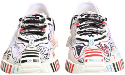 Dolce & Gabbana Ns1 Sneakers met Grafische Print Wit