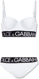 Dolce & Gabbana Omkeerbare bikini Dolce & Gabbana , White , Dames - Xs,2Xs