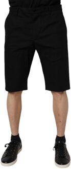 Dolce & Gabbana Op maat gemaakte korte broeken klassieke uitstraling Zwart - EU 44