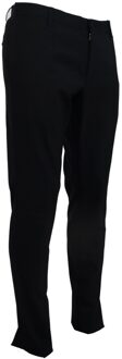 Dolce & Gabbana Op maat gemaakte Slimfit Dress Pants Zwart